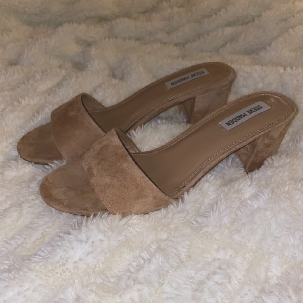 Steve Madden Backless Chunky Heel